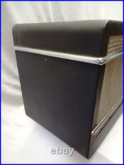 Vintage Tube Radio MULTITONE LONDON Metal Body Cabinet Genuine Collection Old