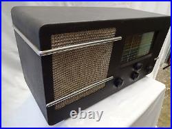 Vintage Tube Radio MULTITONE LONDON Metal Body Cabinet Genuine Collection Old