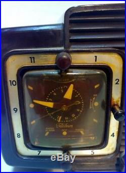 Vintage Tube Radio Made In USA Very Rare Zenith L 530 T Work Good Bakelite