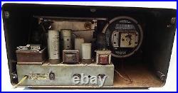 Vintage Tube Radio Multitone London Metal Body Cabinet Collectibles Genuine Old