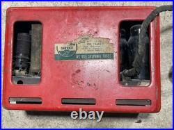 Vintage Tube Radio Red DeWald Dynette Rare PARTS ONLY 10x6.5