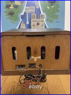 Vintage Tube Radio Untested Antique Vacuum Tube Radio for Parts/Repair JAPAN JP