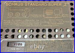 Vintage Tube Radio by Schaub Standard Super Z Vintage Tube Radio by Schaub Standard Super Z