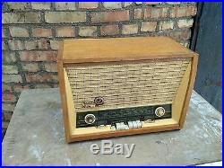 Vintage Tube Radio very rare SAKTA USSR radiola radiogram record player
