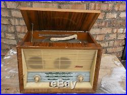 Vintage Tube Radio very rare YUGDON USSR radiola radiogram record player