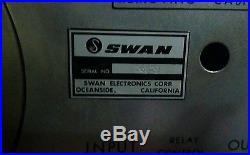 Vintage Tube Swan Mark ll Ham Radio HF Linear Amplifier & Power Supply
