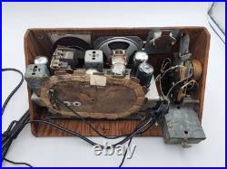 Vintage UEC Pay Per Use Tube Radio Still Tunes And Plays Vintage UEC Pay Per Use Tube Radio Still Tunes And Plays