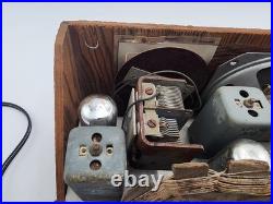 Vintage UEC Pay Per Use Tube Radio Still Tunes And Plays Vintage UEC Pay Per Use Tube Radio Still Tunes And Plays