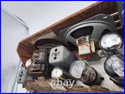 Vintage UEC Pay Per Use Tube Radio Still Tunes And Plays Vintage UEC Pay Per Use Tube Radio Still Tunes And Plays