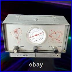 Vintage Unelco 1914 Overseas Shortwave All Band Radio Electronics Radio Tubes