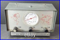 Vintage Unelco 1914 Overseas Shortwave All Band Radio Electronics Radio Tubes