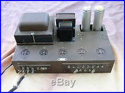 Vintage Unknown Mono Four 2A3 Tube Amp Amplifier Radio Jukebox! 930's