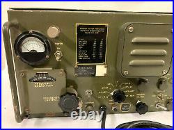 Vintage Us Army Signal Corps Tube Radio Receiver R-48/trc-8-espey Mfg Co