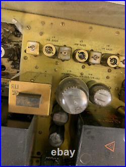 Vintage Us Army Signal Corps Tube Radio Receiver R-48/trc-8-espey Mfg Co