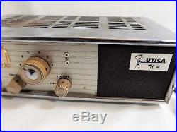 Vintage Utica T&C II CB Amateur Ham Tranciever Tube and Crystal Radio, Rare