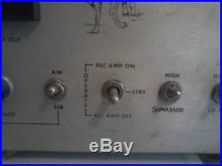 Vintage (VARMINT 600) Radio Tube Linear Base Amp Amplifier HAM