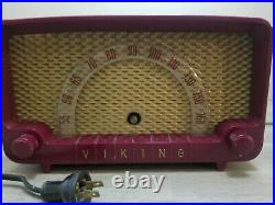 Vintage! VIKING (EMU51-469) EATON Co TUBE RADIO Original READ