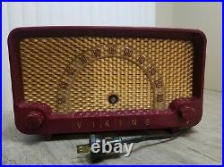 Vintage! VIKING (EMU51-469) EATON Co TUBE RADIO Original READ