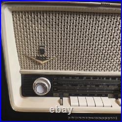 Vintage Very Rare Grundig Majestic 1099 US Tabletop Tube Radio 1959 Works Great