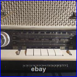 Vintage Very Rare Grundig Majestic 1099 US Tabletop Tube Radio 1959 Works Great