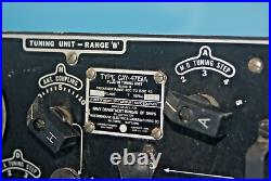 Vintage WWII 1940's Type CAY 47153A NAVY Aircraft Transmitter Radio Tuning Unit