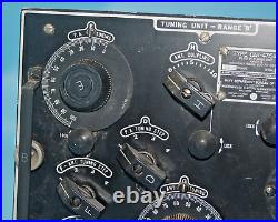 Vintage WWII 1940's Type CAY 47153A NAVY Aircraft Transmitter Radio Tuning Unit