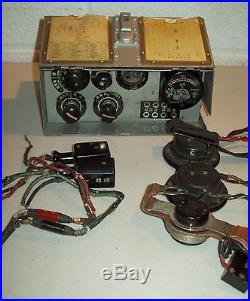 Vintage WWII Japanese Army Military Field Radio One Tube Transceiver Ham
