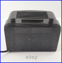 Vintage Wards Airline Brown Bakelite Tube AM Radio 04BR-511A Untested