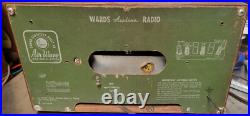 Vintage Wards Airline Model 65 1947 AM Tube Radio re-capped and electrolytics Vintage Wards Airline Model 65 1947 AM Tube Radio re-capped and electrolytics