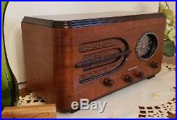 Vintage Westinghouse AM/SW Tube Radio WR-211 (1936) RARE & COMPLETELY RESTORE