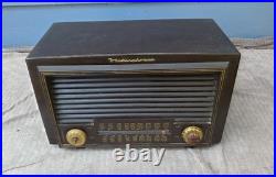 Vintage Westinghouse Bakelite Tube Radio AM/FM H-307T7 No Cracks