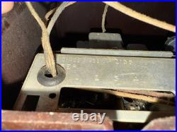 Vintage Westinghouse Classic Tube Type Radio Original Working (See Video)