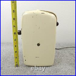 Vintage Westinghouse H-126 Little Jewel Refrigerator Tube Radio White Works