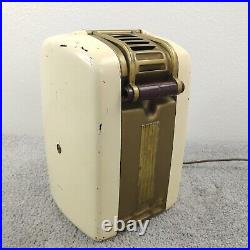 Vintage Westinghouse H-126 Little Jewel Refrigerator Tube Radio White Works