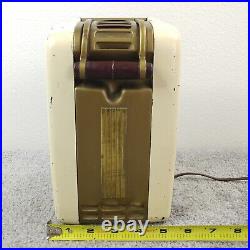 Vintage Westinghouse H-126 Little Jewel Refrigerator Tube Radio White Works