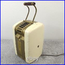 Vintage Westinghouse H-126 Little Jewel Refrigerator Tube Radio White Works