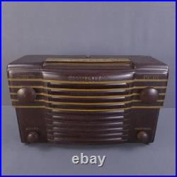 Vintage Westinghouse Radio Tube AM H-122-A Bakelite Brown Phono Input Tested Vintage Westinghouse Radio Tube AM H-122-A Bakelite Brown Phono Input Tested