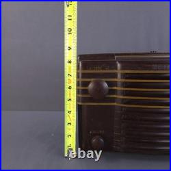 Vintage Westinghouse Radio Tube AM H-122-A Bakelite Brown Phono Input Tested Vintage Westinghouse Radio Tube AM H-122-A Bakelite Brown Phono Input Tested
