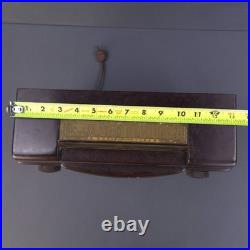 Vintage Westinghouse Radio Tube AM H-122-A Bakelite Brown Phono Input Tested Vintage Westinghouse Radio Tube AM H-122-A Bakelite Brown Phono Input Tested