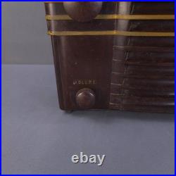 Vintage Westinghouse Radio Tube AM H-122-A Bakelite Brown Phono Input Tested Vintage Westinghouse Radio Tube AM H-122-A Bakelite Brown Phono Input Tested