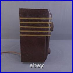 Vintage Westinghouse Radio Tube AM H-122-A Bakelite Brown Phono Input Tested Vintage Westinghouse Radio Tube AM H-122-A Bakelite Brown Phono Input Tested