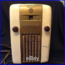 Vintage Westinghouse Refrigerator Tube Radio