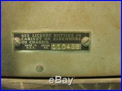 Vintage Wilcox Gay Am/sw Tube Radio Receiver Rare Teledial Tuning Knob Art Deco