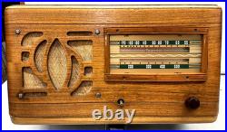 Vintage Wood Cabinet TrueTone D1035 Radio Tube Western Auto Stores W41-B4