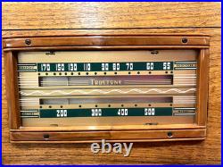 Vintage Wood Cabinet TrueTone D1035 Radio Tube Western Auto Stores W41-B4