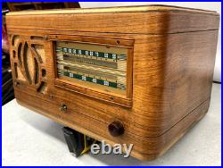 Vintage Wood Cabinet TrueTone D1035 Radio Tube Western Auto Stores W41-B4
