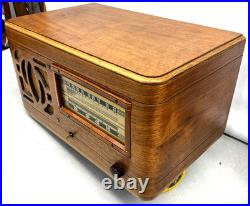 Vintage Wood Cabinet TrueTone D1035 Radio Tube Western Auto Stores W41-B4