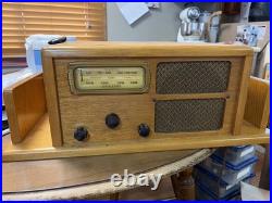 Vintage Wood Case Tube Radio Aladdin Works Great FREE SHIPPING