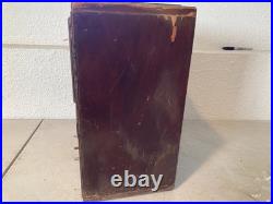 Vintage Wood Tabletop Tube Radio Antique Art Deco Cabinet For Parts/Repair Vintage Wood Tabletop Tube Radio Antique Art Deco Cabinet For Parts/Repair