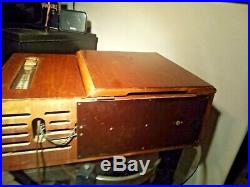Vintage Wooden Firestone Air Chief Tube Radio Record Player